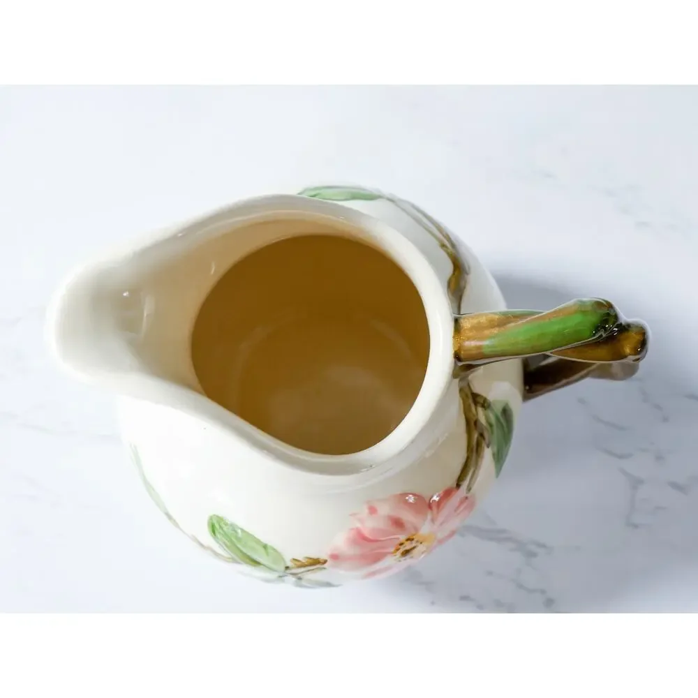VTG 1940s Franciscan Desert Rose USA Creamer Pitcher Retro MCM Cottage Country